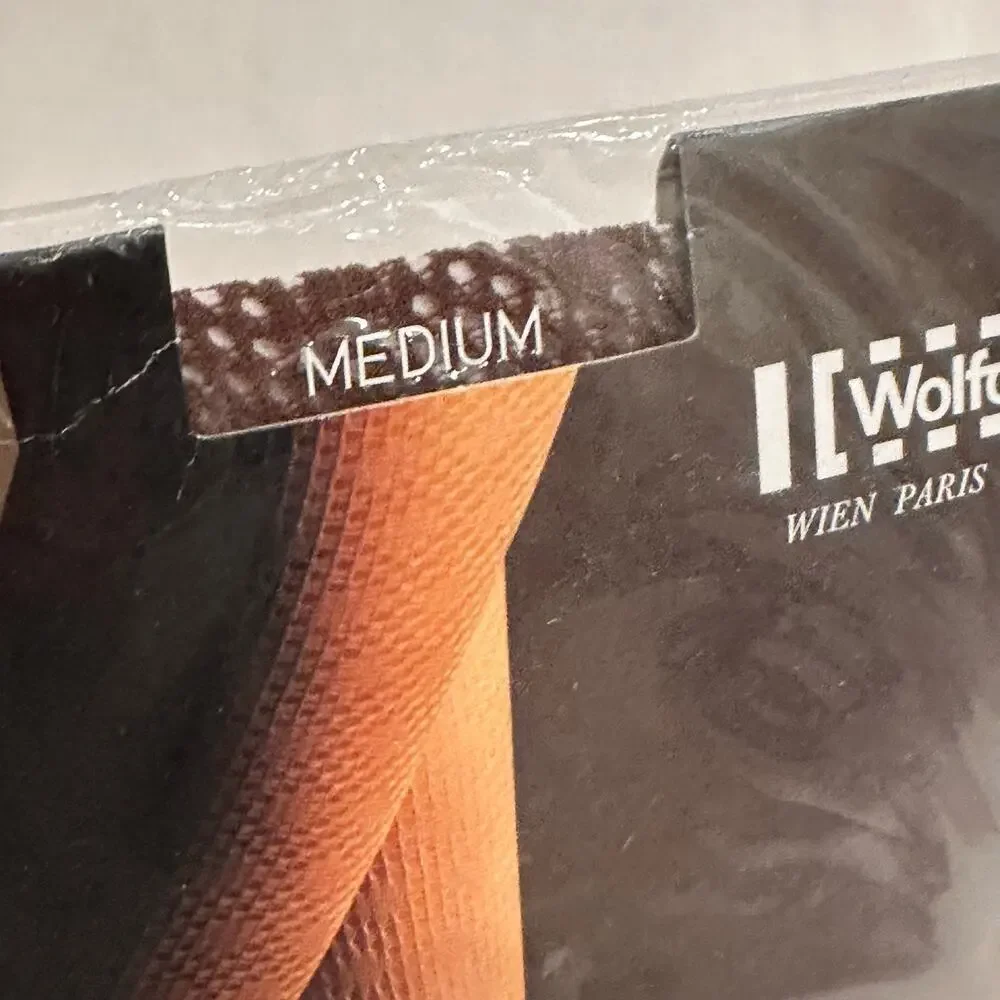 NEW Wolford Wild Amazone Tights sz Medium Brown